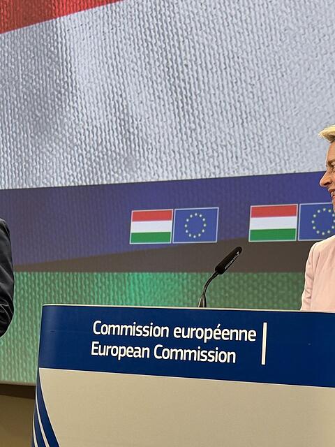 Der ungarische Ministerpr&auml;sident Peter Magyar und seine Regierung hoffen auf eine schnelle Freigabe von EU-Mitteln. (Archivbild)