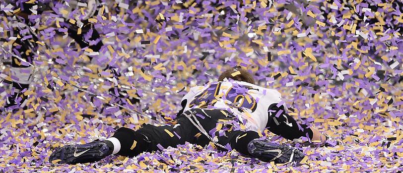 Während die Baltimore Raven sich...