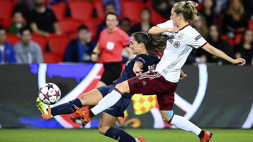 In der vergangenen Champions-League-Saison scheiterten die Bayern-Frauen im Viertelfinale an Paris St. Germain.