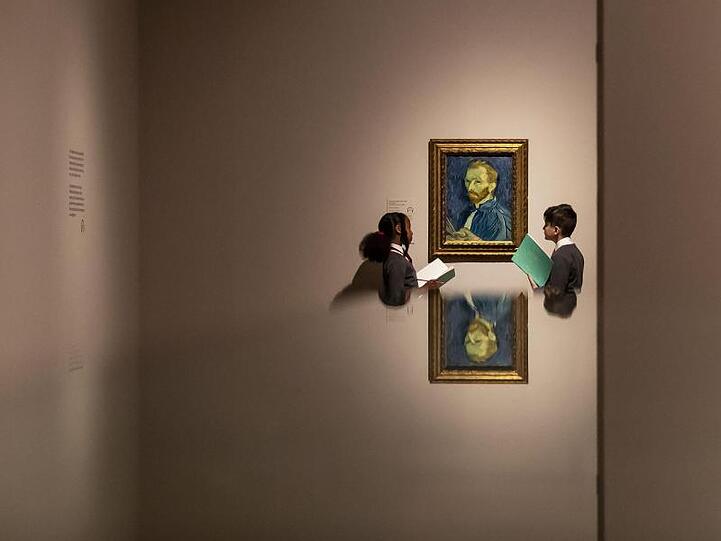 Vincent van Goghs Selbstporträt in London.
