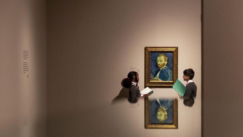 Vincent van Goghs Selbstporträt in London. Vincent van Goghs Selbstporträt in London.