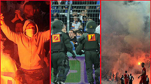 Der Fan-Wahnsinn: Ausschreitungen in der Bundesliga