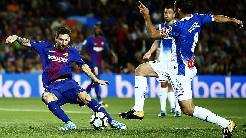 Auftakt gegen Juve: Barcelonas Superstar Lionel Messi.