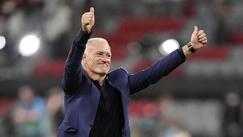 Frankreichs Trainer Didier Deschamps nach dem Sieg gegen Deutschland.