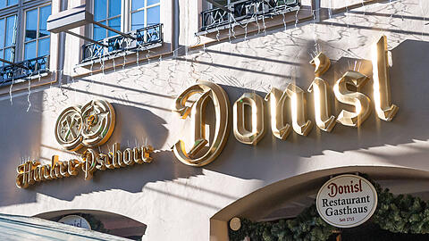 Das Donisl am Marienplatz ist ein beliebtes Ziel f&uuml;r M&uuml;nchner sowie Touristen.