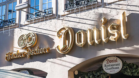 Das Donisl am Marienplatz ist ein beliebtes Ziel f&uuml;r M&uuml;nchner sowie Touristen.