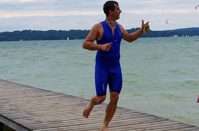 Der Bayerische Eisenmann 2015: Ein rundum gelungener Triathlon am stürmischen Starnberger See.