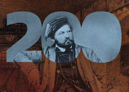 Ferdinand von Miller: Der Flyer zur Ausstellung anlässlich seines 200. Geburtstages.