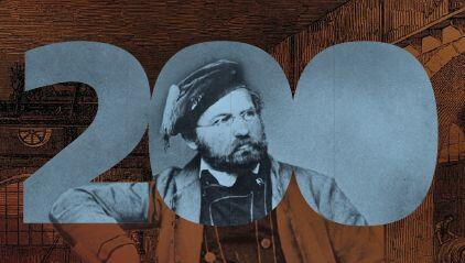 Ferdinand von Miller: Der Flyer zur Ausstellung anlässlich seines 200. Geburtstages.