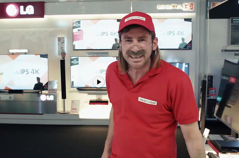 Erkannt? Komiker Harry G alias Markus Stoll in einem der neuen Imagefilme.