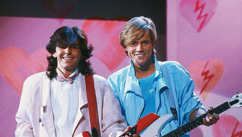 Thomas Anders (l.) und Dieter Bohlen in ihrer Blütezeit Thomas Anders (l.) und Dieter Bohlen in ihrer Blütezeit