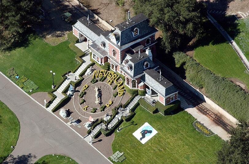 Nächster Halt Neverland Ranch: Auf dem riesigen Anwesen gibt es sogar einen Bahnhof.