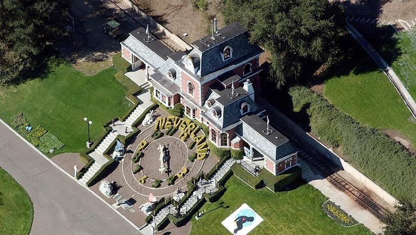 Nächster Halt Neverland Ranch: Auf dem riesigen Anwesen gibt es sogar einen Bahnhof.