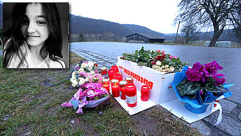 Trauer um die elfjährige Janina: Sie wurde in der Silvesternacht in Untersteinach in der Nähe von Oberaurach von einem Kleinkaliber-Geschoss tödlich getroffen.