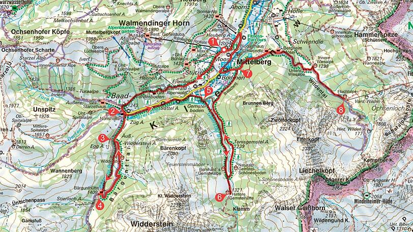 Täler-Tour im Kleinwalsertal