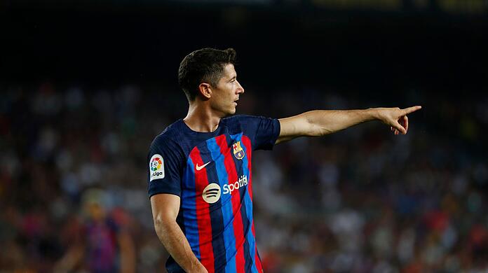 Robert Lewandowski spielt mittlerweile beim FC Barcelona.