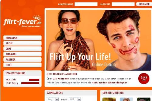 Gratis-Küsse gibt's hier nicht: Wer auf flirt-fever.de seine Liebes-Nachrichten lesen will, muss zahlen.