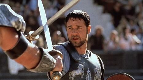 Russell Crowe spielte in "Gladiator" (2000) die Hauptrolle.
