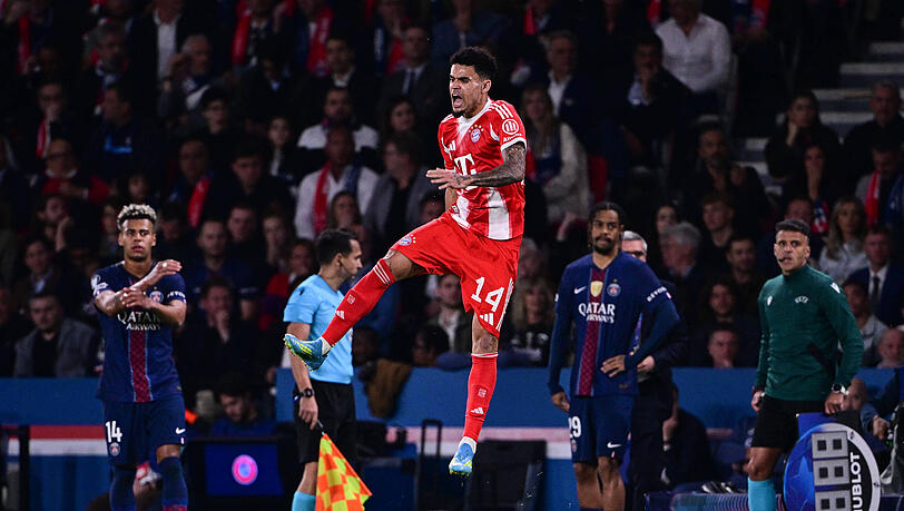 Torjubel zum 4:5 durch Luis Diaz.