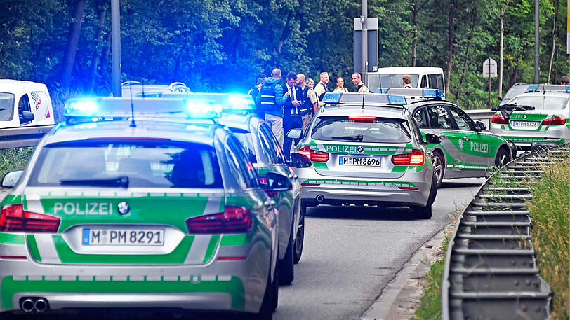 Ein großes Polizeiaufgebot war vor Ort.