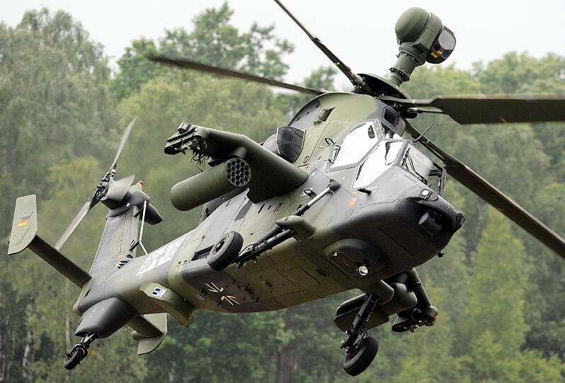 Ein Kampf-Hubschrauber vom Typ Tiger