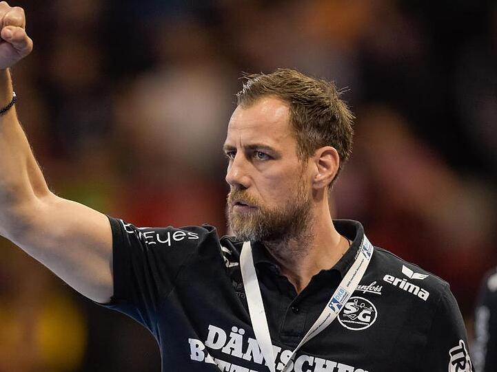 Flensburgs Trainer Maik Machulla.