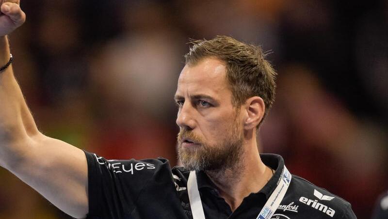 Flensburgs Trainer Maik Machulla. Flensburgs Trainer Maik Machulla.
