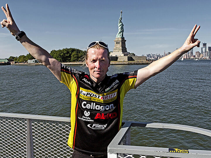 Joey Kelly am Ziel seiner außergewöhnlichen Reise durch die USA