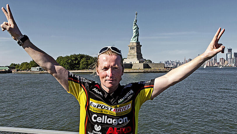 Joey Kelly am Ziel seiner außergewöhnlichen Reise durch die USA Joey Kelly am Ziel seiner außergewöhnlichen Reise durch die USA