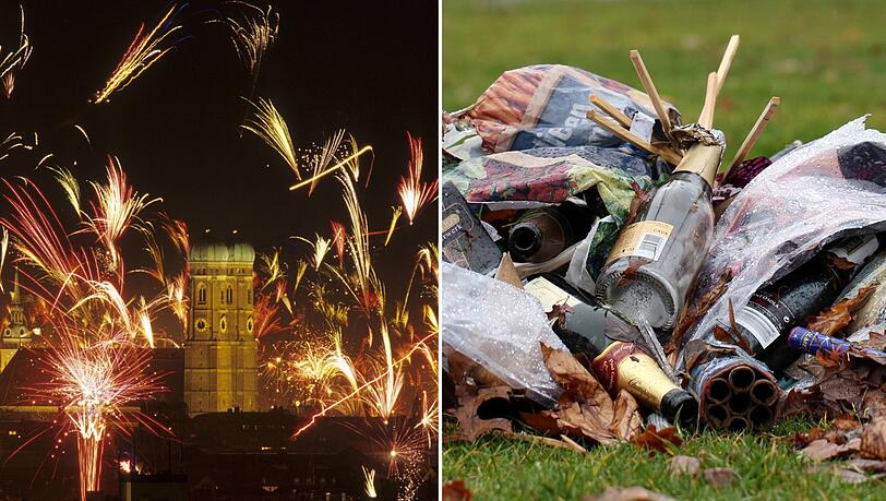Damit der Jahreswechsel gut verläuft, sollten Münchner Tipps für den sicheren Umgang mit Feuerwerk beherzigen - und ihren Silvestermüll selbst beseitigen. Damit der Jahreswechsel gut verläuft, sollten Münchner Tipps für den sicheren Umgang mit Feuerwerk beherzigen - und ihren Silvestermüll selbst beseitigen.
