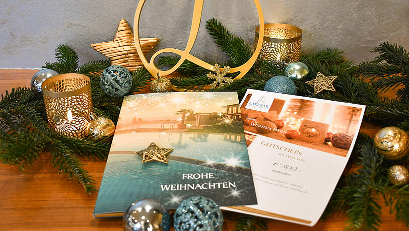 Mit dem Larimar Gutschein Freude schenken. Mit dem Larimar Gutschein Freude schenken.