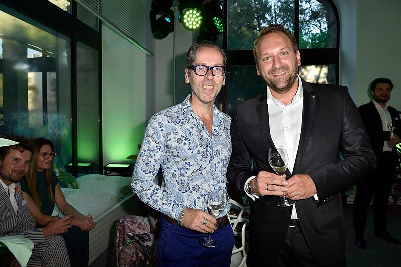Roger Diederen (Kunsthalle München) und Daniel Stühler