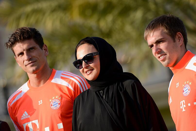 Der FC Bayern am dritten Trainingstag in Doha.