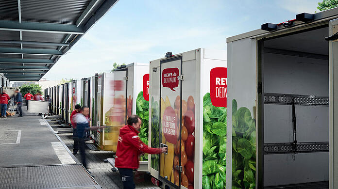 Ein Großteil der Münchner kommt in den Genuss der kostenfreien Lieferung durch den REWE Lieferservice.