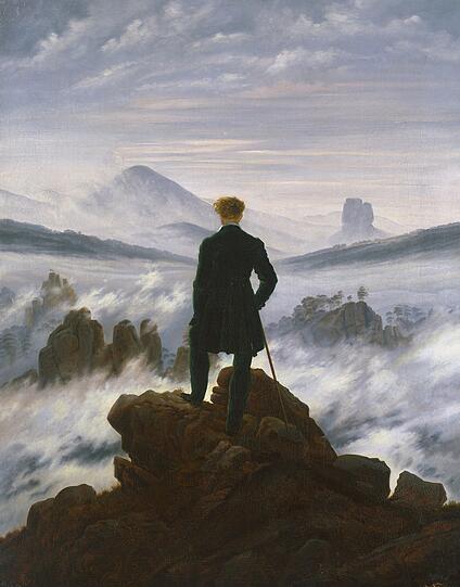 Caspar David Friedrichs "Wanderer über dem Nebelmeer" von 1817 ist die Ikone der Hamburger Kunsthalle - und erstaunlicherweise erst 1970 für die Sammlung angekauft worden.