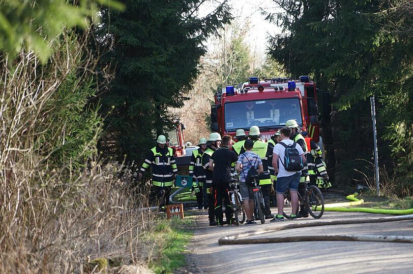 Rund 50 Feuerwehrkräfte waren am Mittwoch im Einsatz.
