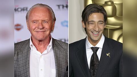 Der älteste und jüngste Hauptdarsteller-Gewinner: Anthony Hopkins (l.) und Adrian Brody.