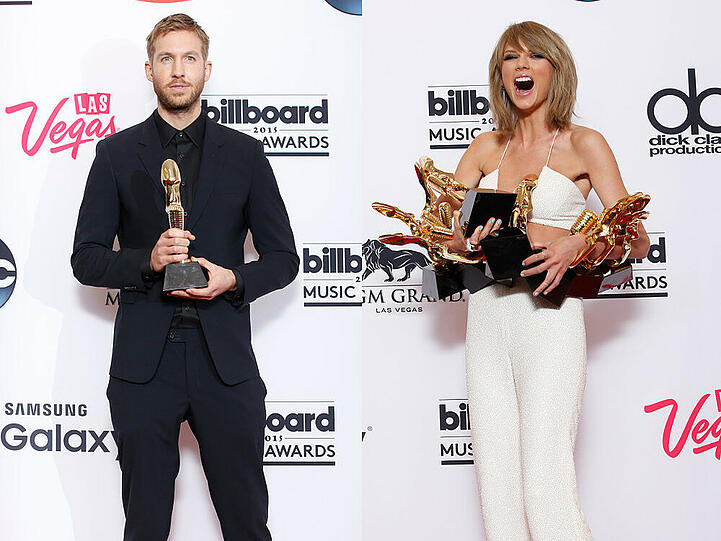 Sowohl Calvin Harris als auch seine Freundin Taylor Swift räumten bei den Billboard Music Awards 2015 ab