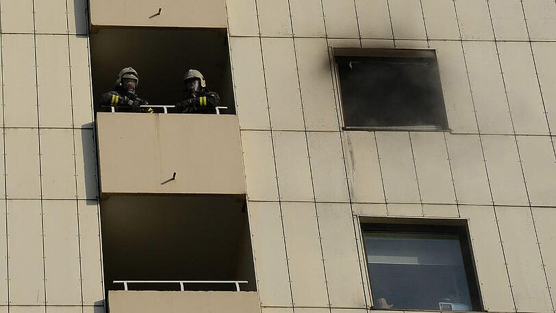 Im siebten Stock brach das Feuer aus.