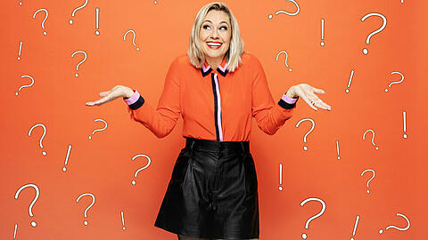 Ruth Moschner moderiert die neue Show "Wer sieht das denn?!" auf ProSieben.