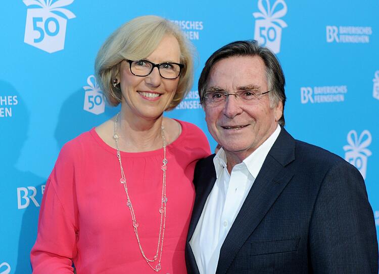 Der Schauspieler Elmar Wepper und seine Frau Anita