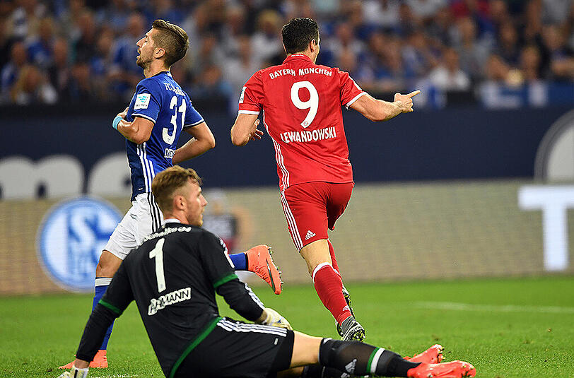 Vier Treffer nach zwei Bundesligaspielen: Die Quote von Bayern-Stürmer Robert Lewandowski kann sich sehen lassen.