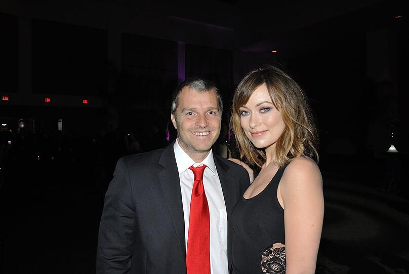 Manfred Baumann mit Olivia Wild