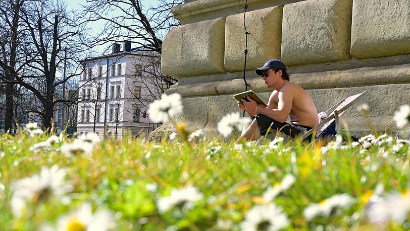 In weiten Teilen des Freistaats zeigt sich der Fr&uuml;hling mit Sonnenschein.