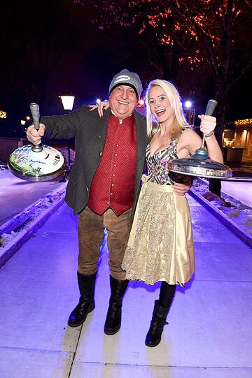 Axel Munz und Freundin Yve