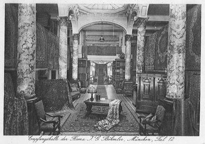 Um 1900 kam „der Böhmler“ viel pompöser daher: mit Marmorsäulen und Orientteppichen in der Eingangshalle.