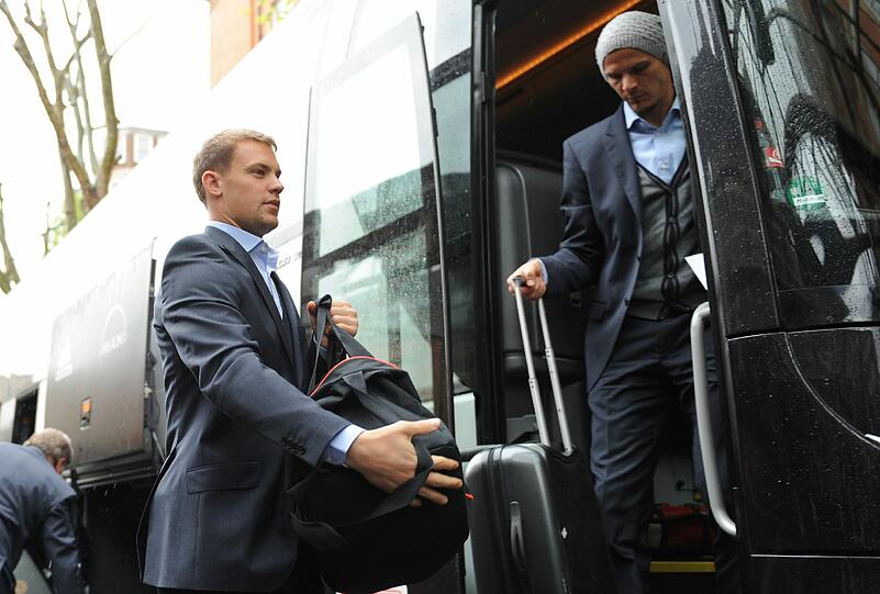 Die Spannung steigt und das Finale rückt immer näher: Die Bayern-Spieler haben bereits ihr Team-Hotel bezogen. Die Bilder!