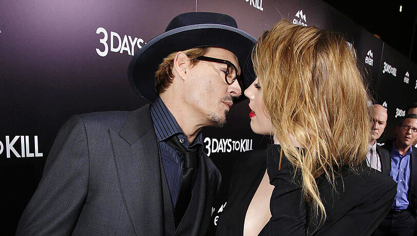 Liebesglück: Johnny Depp und seine Verlobte Amber Heard Liebesglück: Johnny Depp und seine Verlobte Amber Heard