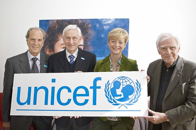 Joachim Fuchsberger engagierte sich für UNICEF.
