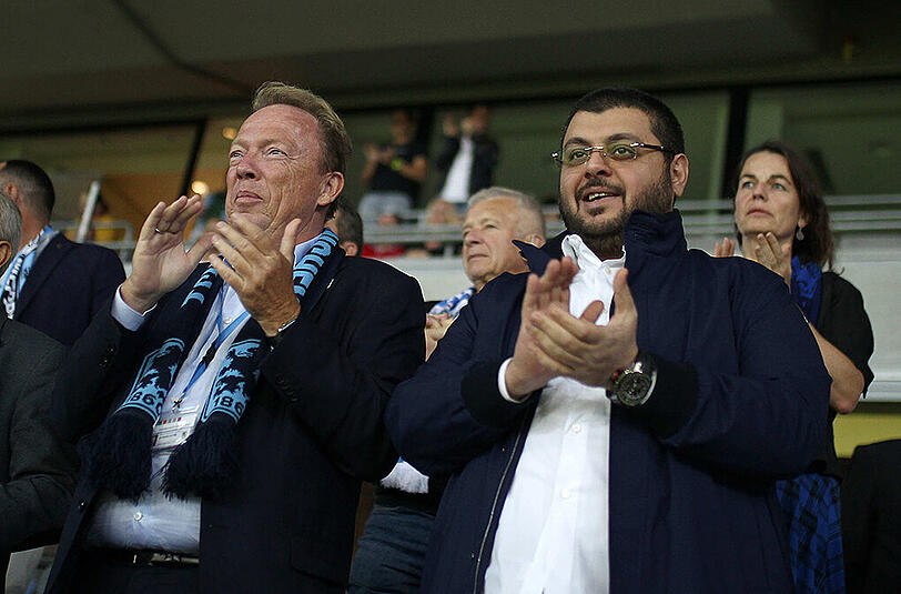 Zwei, die sich bestens verstehen: Löwen-Präsident Peter Cassalette (l.) und Investor Hasan Ismaik.